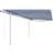 vidaXL markise m. stolper 4x3