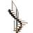 Dolle Dubai Halvsving Sort 9005-DESIGN 238-294 cm