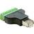 DeLock RJ45 Terminalblock Adapter