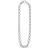 Lagos Sterling & 18K Caviar Luxe Diamond Link Necklace, 18 Silver/Gold