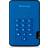 iStorage Is-da2-256-ssd-8000-be Diskashur2 256-bit 8tb Usb 3.1 Secure Encrypted Solid-state Drive Blue