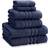 Catherine Lansfield Zero Twist Bath Towel Blue (127x70cm)
