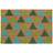 Premier Housewares Multicoloured Doormat Green