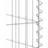 vidaXL Gabionmur soptunnor galvaniserat stål 180x100x110 - Silver