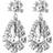 Dyrberg/Kern LUCIA ØRERING 390072 (Silver, White, ONESIZE)