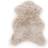 Venture Home Fåreskind Katy Hvid, Beige cm
