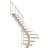 Dolle Hamburg Kvartsvingstrappe Pearl Grey 240-279 cm