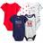 Hudson Baby Cotton Bodysuits 5-pack - Cray (10150928)