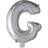 Fiesta Letter Balloons G 100cm Silver