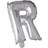 Fiesta Letter Balloons R 100cm Silver