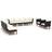 vidaXL 3082090 Loungeset, Bord inkl. 2 Stolar & 7 Soffor