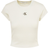 Calvin Klein Slim Cropped Ribbed T-shirt - White