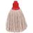 2Work Twine Rough Socket Mop 12oz Red Pack 101851R