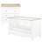 CuddleCo Clara 2Pc Set 3 Drawer Dresser Cot Bed Driftwood