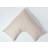 Homescapes Natural Luxury Soft Linen Shaped Pillow Case Natural