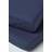 Homescapes Navy Cotton Cot Bed Fitted Sheets 200 Thread Count, 2