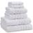 Catherine Lansfield Zero Twist Bath Towel White (120x70cm)