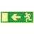 Systemtext Sign Clearance Arrow Left 420x148mm