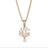 Nordahl Andersen Tree of Life Necklace - Gold/Transparent