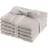Borganäs Tvättlappar Sand 5-pack Håndklæde Beige