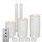 Dacore 3D Flame White LED-lys 22cm 10stk