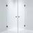 Duschbyggarna Twin Design (6102_7080SV) 800x700x1913mm
