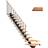 Dolle Sydney Kvartsvingstrappe Sort 9005-CLASSIC II 240-292 cm