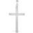 Jewelco London Cross Pendant - White Gold/Diamond