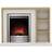 Be Modern Eccleston Oak Brown Chrome Effect Fire Suite