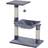 Pawhut Cat Activity Tree Kitten Play Tower