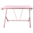 Deltaco LINE PT85 Gaming desk pink, 1220x120x820mm