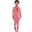 Leveret Kids Striped Santa 2pc. Pajama Set