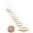 Dolle Sydney Kvartsvingstrappe Hvid 9016-PURE 222-270 cm