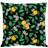 Arvidssons Textil Citronlycka Kuddöverdrag Gul, Svart (47x47cm)