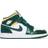 Nike Air Jordan 1 Mid GS - Noble Green/White/Pollen