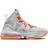 Nike LeBron 19 GS - Grey Fog/Total Orange/Crimson/Roma Green