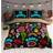 Rapport Neon Effect with stripe reverse Cover Duvet Cover Multicolour, Black