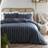 Appletree Delta Stripe Duvet Cover Pink, Blue (200x140cm)