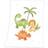 Baby Best Babybest Dinos Fleecefilt 75 x 100 cm