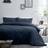 Serene Dart Pleated Rhombus Duvet Cover Blue (200x200cm)