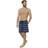 Foxbury Mens Checked Lounge Shorts (Pack Of 2) (Navy/Black)