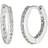 Lauren Ralph Lauren Huggie Hoop Crystal Earrings