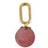 Design Letters Stone Drop Charm Pendant - Gold/Red