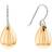 Calvin Klein Sculptural Drop Earrings - Silver/Gold