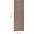 vidaXL plattvävd 80x250 brun Svart, Grå, Blå, Röd, Grön, Brun cm