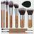 BS-MALL Synthetic Bamboo Makeup Brush Set