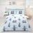 Rapport Starry Penguins Ice Duvet Set
