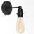 MiniSun Cambourne Black Steampunk Wall Light Night Light