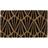 JVL Eco-Friendly Latex Backed Natural, Black, Brown cm