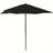 Redwood 2.7m Diameter Wind Up Garden Parasol Sun Shade